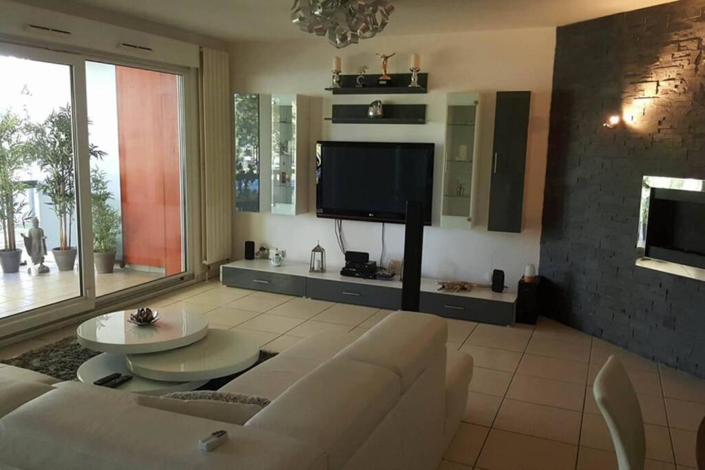 Superbe Duplex Au Nouveau Bassin Avec Vue Superbe Mulhouse Exterior photo